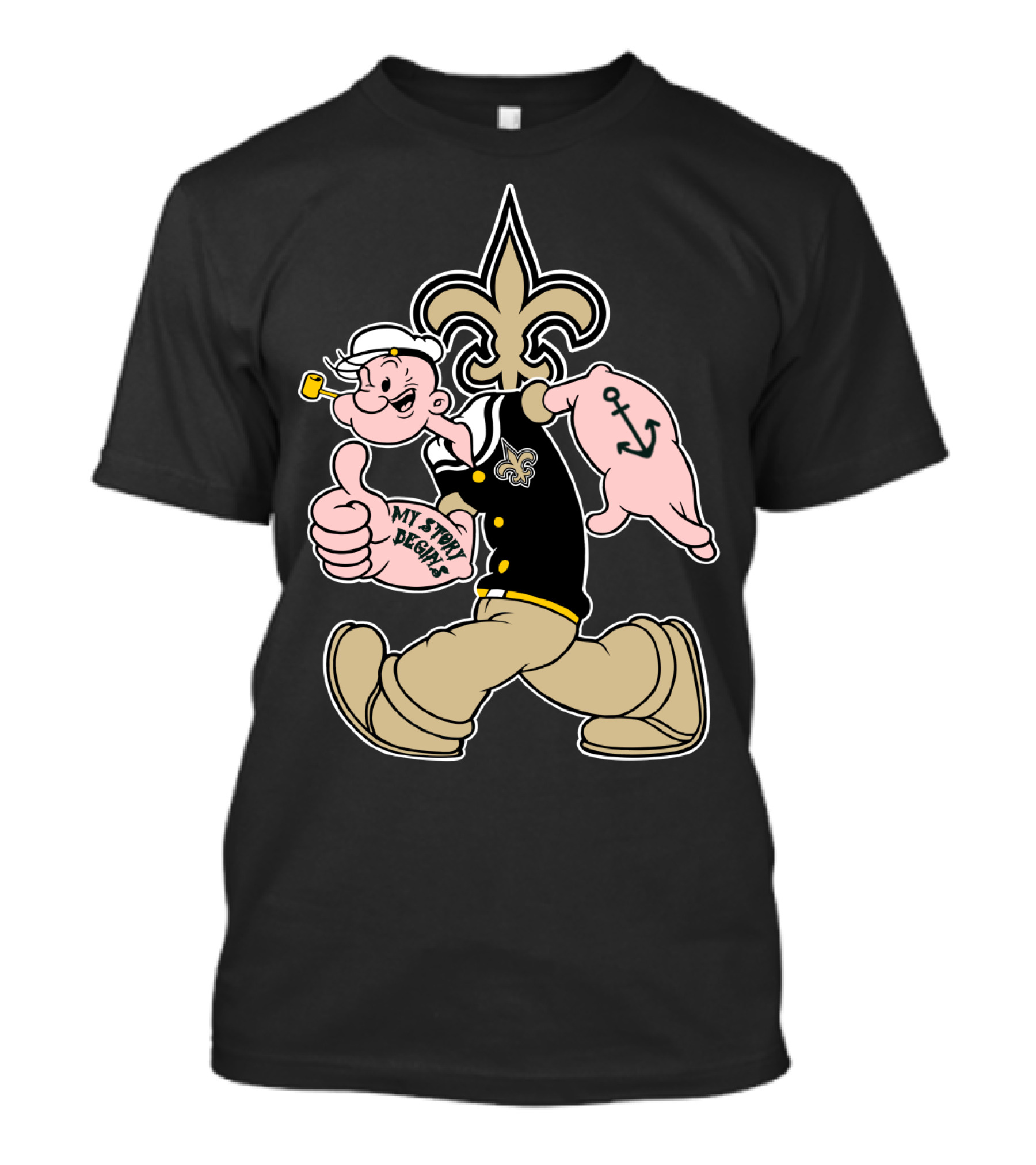 My Story Begins New Orleans Saints T-Shirt