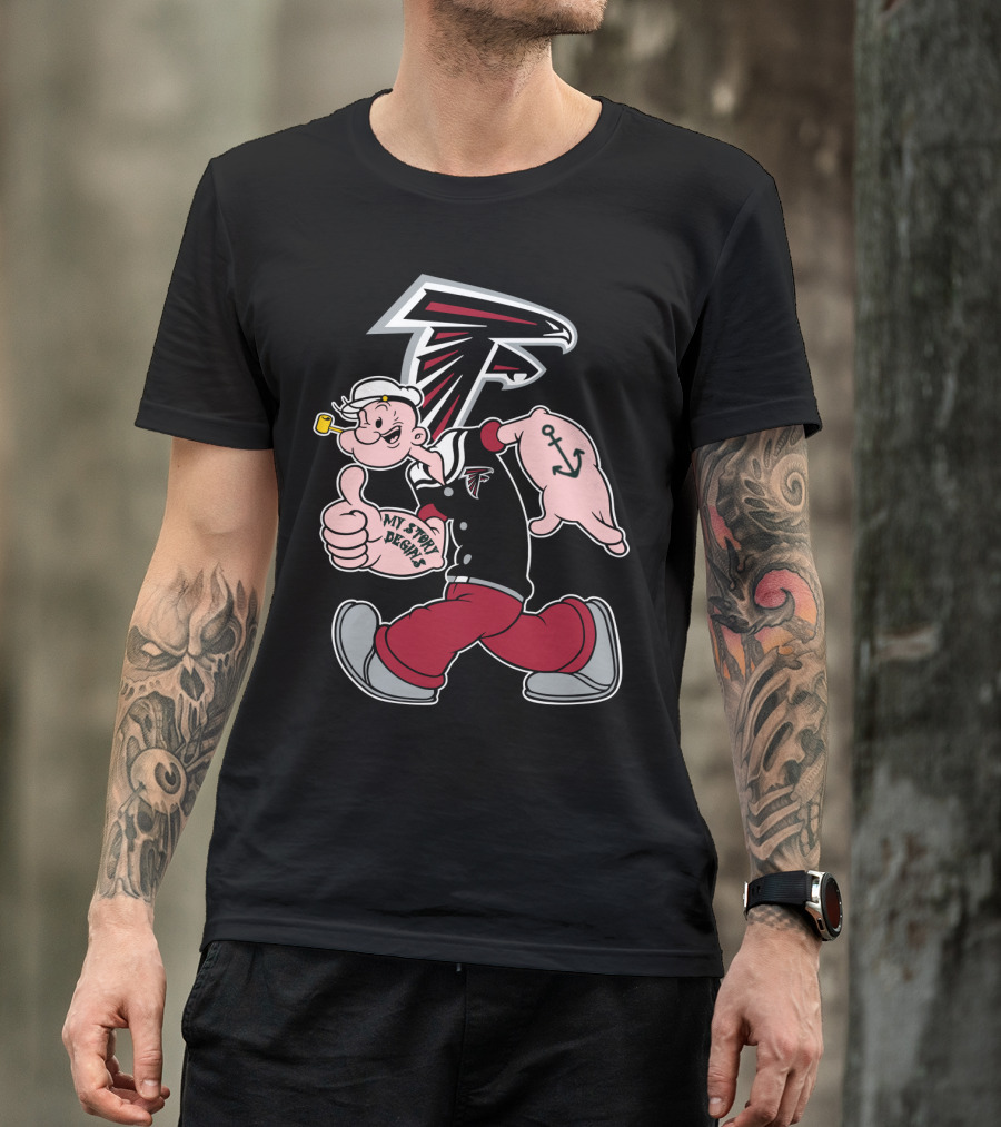 Atlanta Falcons Popeye My Story Designs T-Shirt