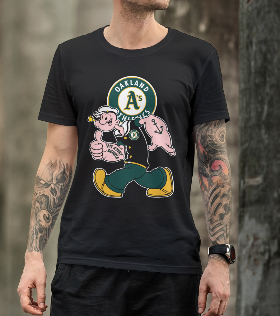 Oakland Athletics A's My Story Begins 38 T-Shirt