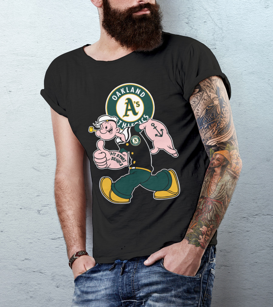 Oakland Athletics A's My Story Begins 38 T-Shirt