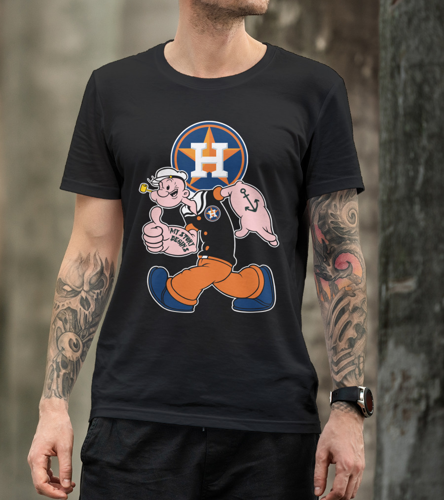 Houston Astros Popeye My Story Begins T-Shirt