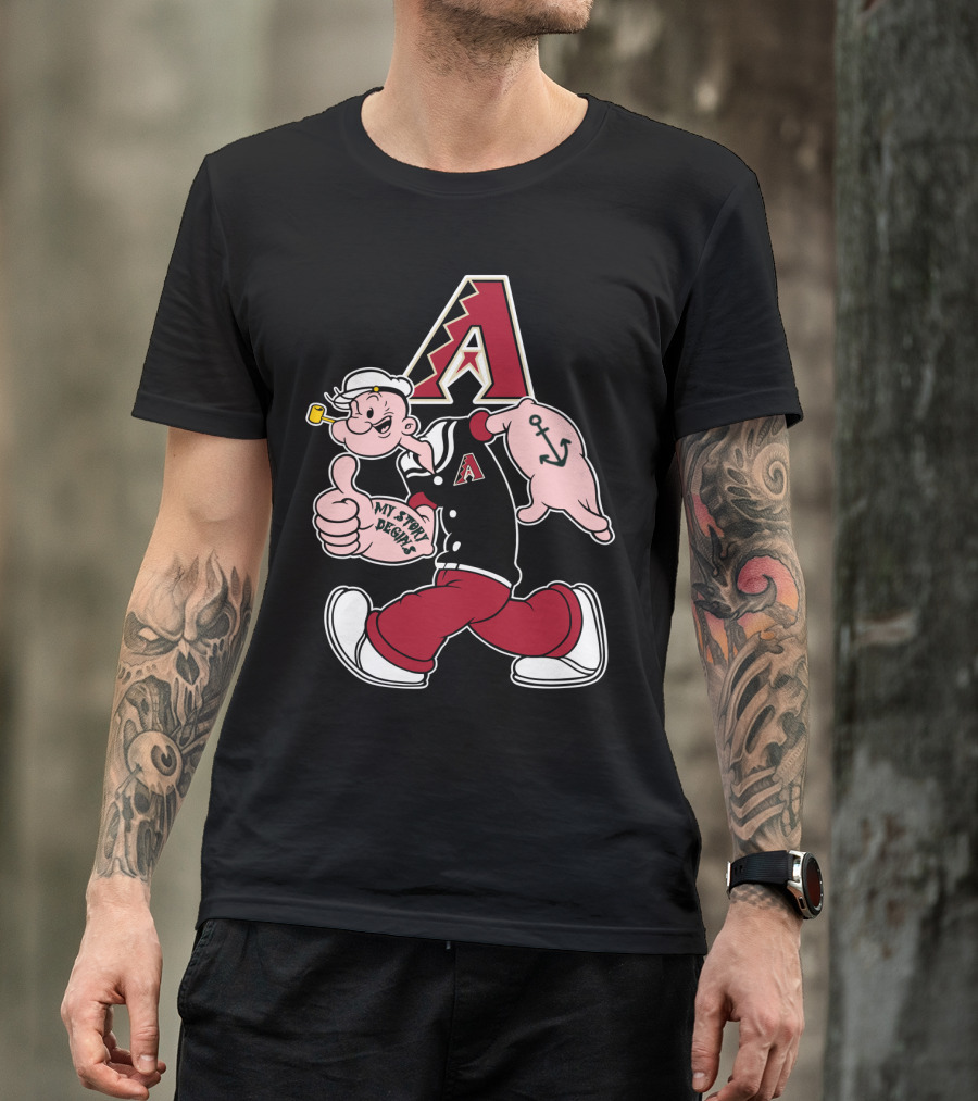 Arizona Diamondbacks Popeye My Story Designs T-Shirt