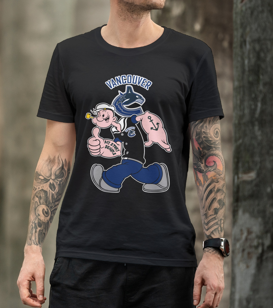 Vancouver Canucks My Story Designs Sailor Character T-Shirt
