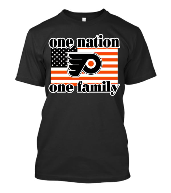 Philadelphia Flyers One Nation One Family 96 T-Shirt