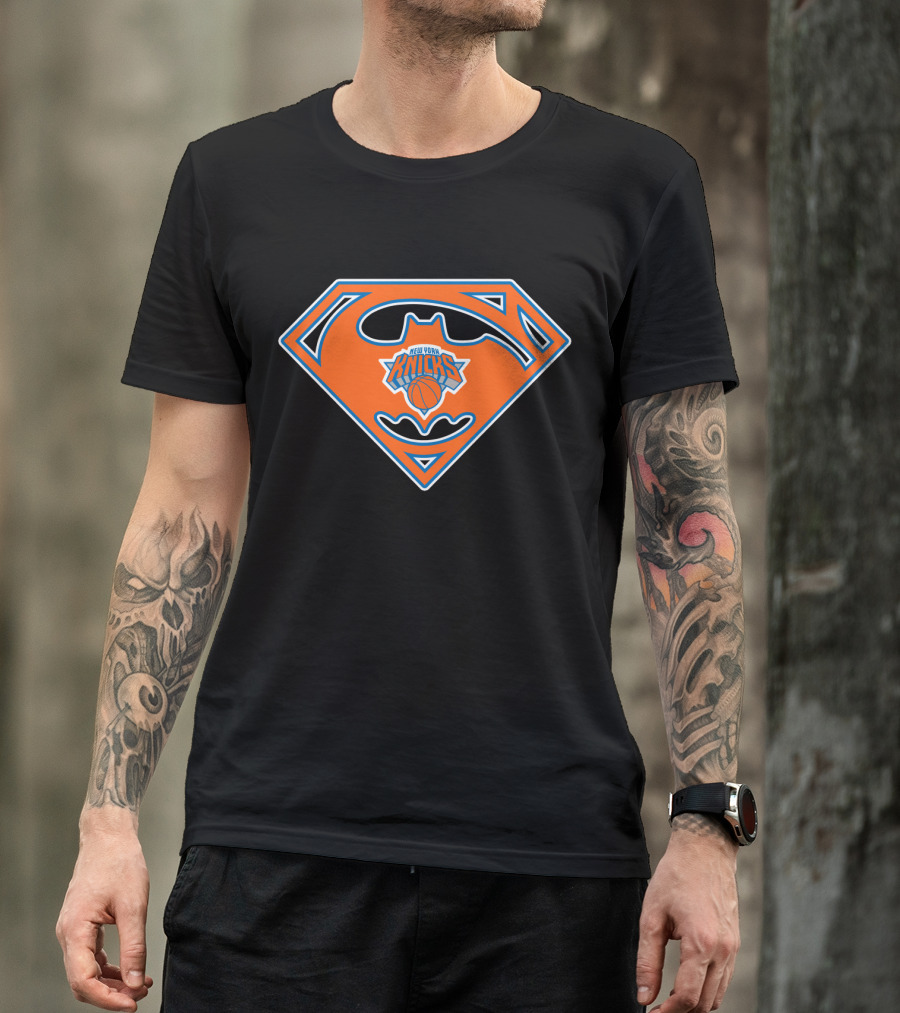 New York Knicks Super Batman Basketball T-Shirt