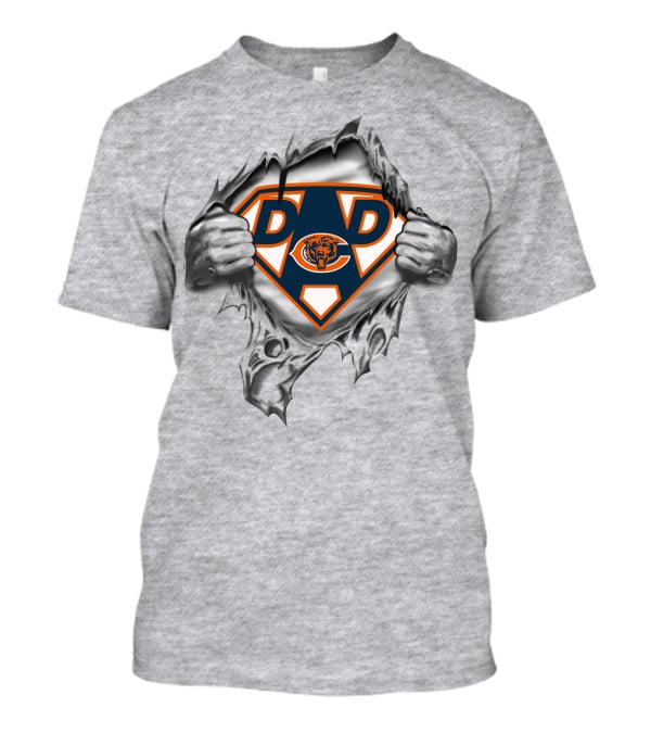 Super Dad Chicago Bears Fan T-Shirt