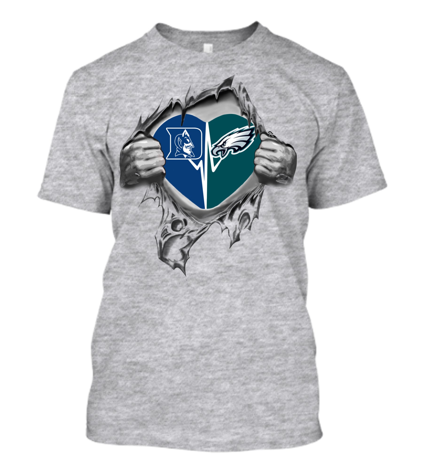 Eagles Duke Heart Logo Passion T-Shirt