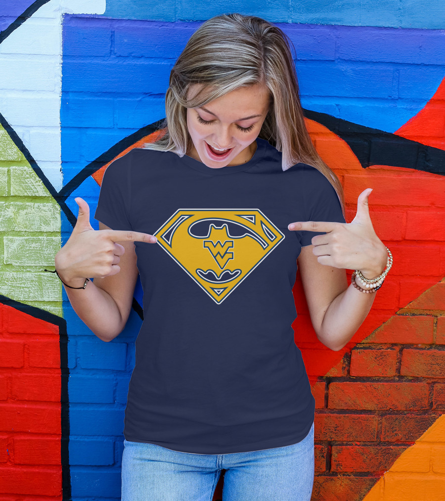 Wv 7 West Virginia Mountaineers Superhero T-Shirt
