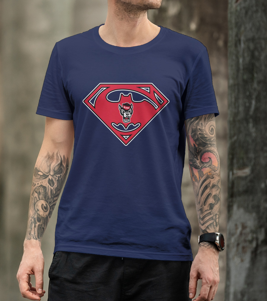 Superman Nc State Wolfpack T-Shirt