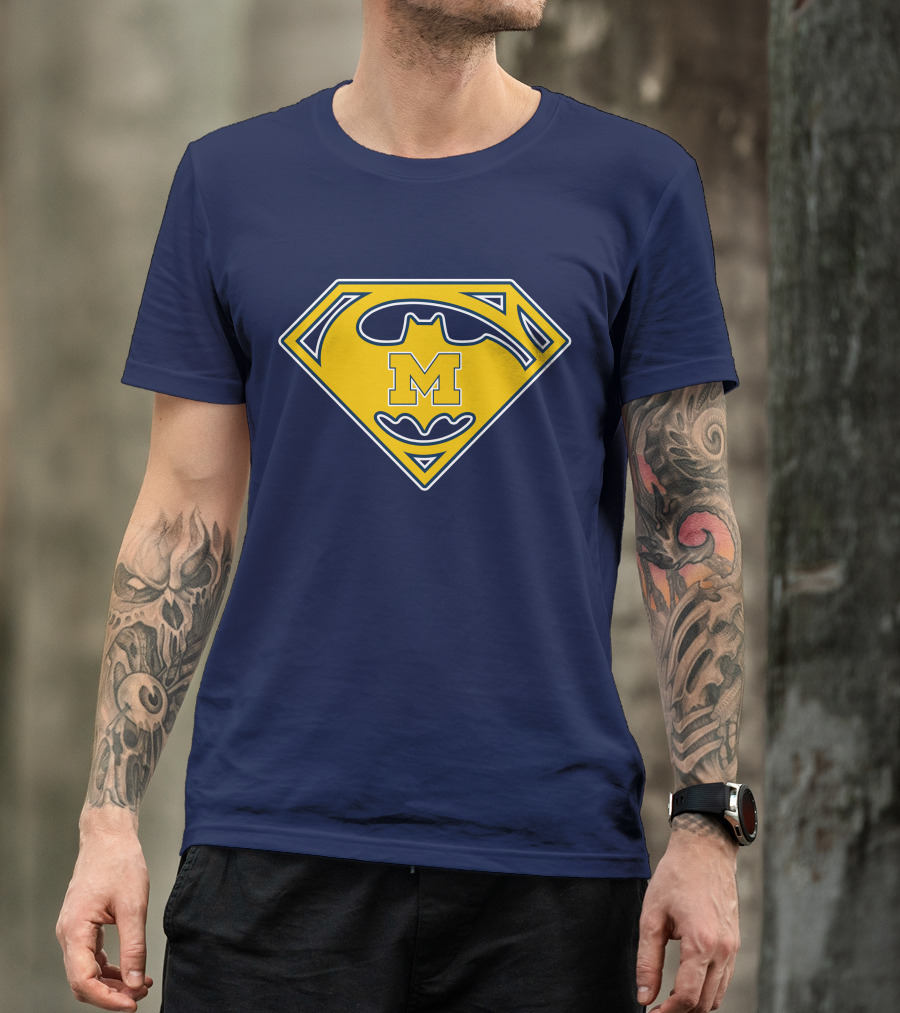 Michigan Wolverines 49 Super Bat T-Shirt