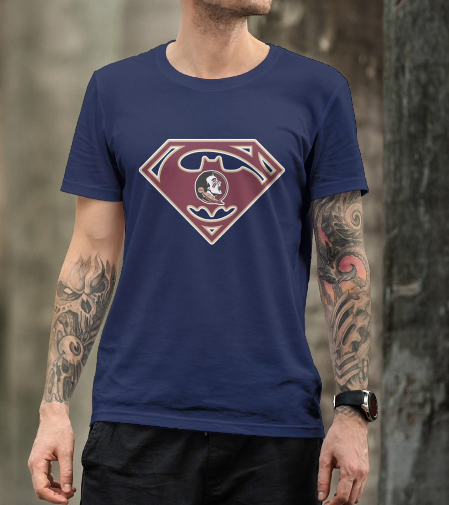 Florida State Seminoles Batman Superman T-Shirt