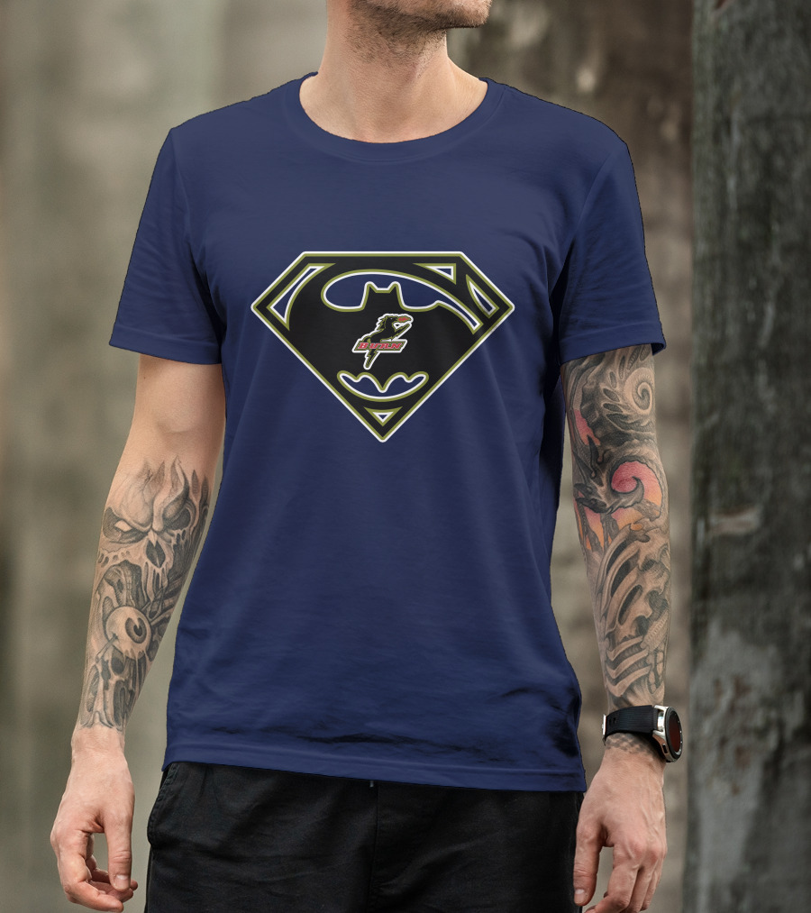 Dallas Burn Superman Batman Logo Fusion T-Shirt