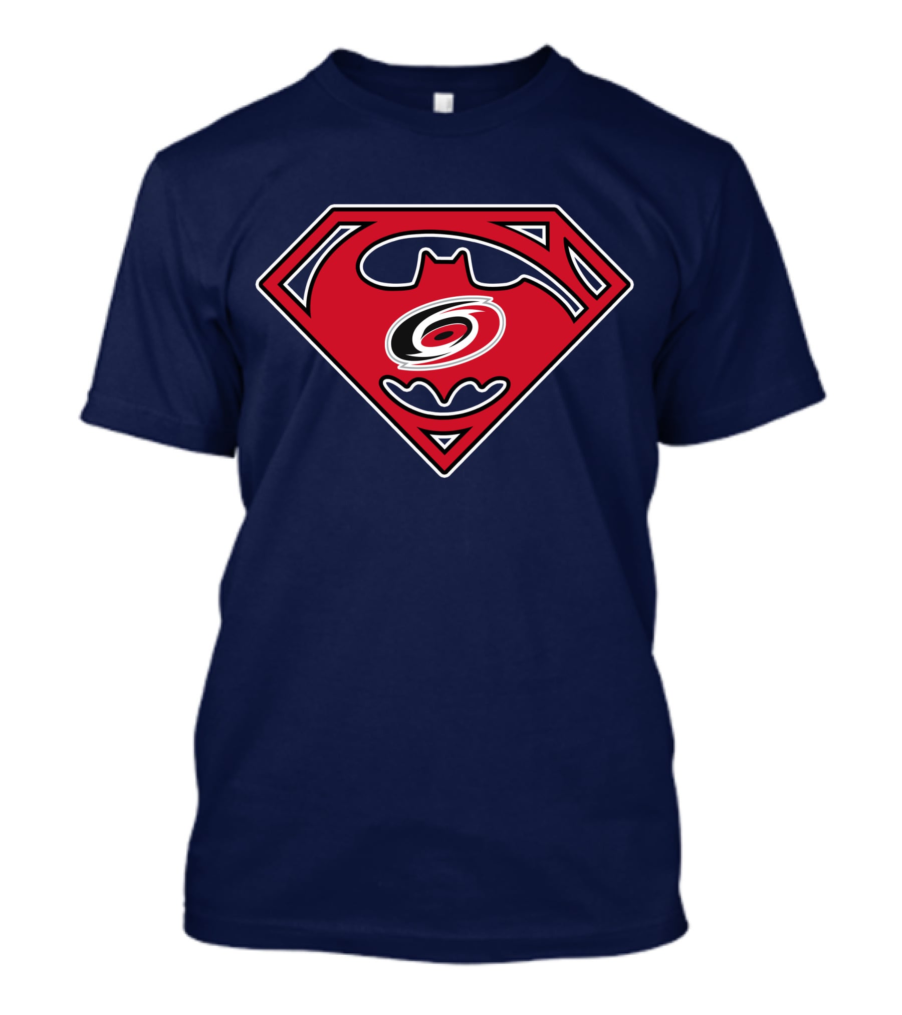 Carolina Hurricanes Logo Superman Batman Combo 154 T-Shirt