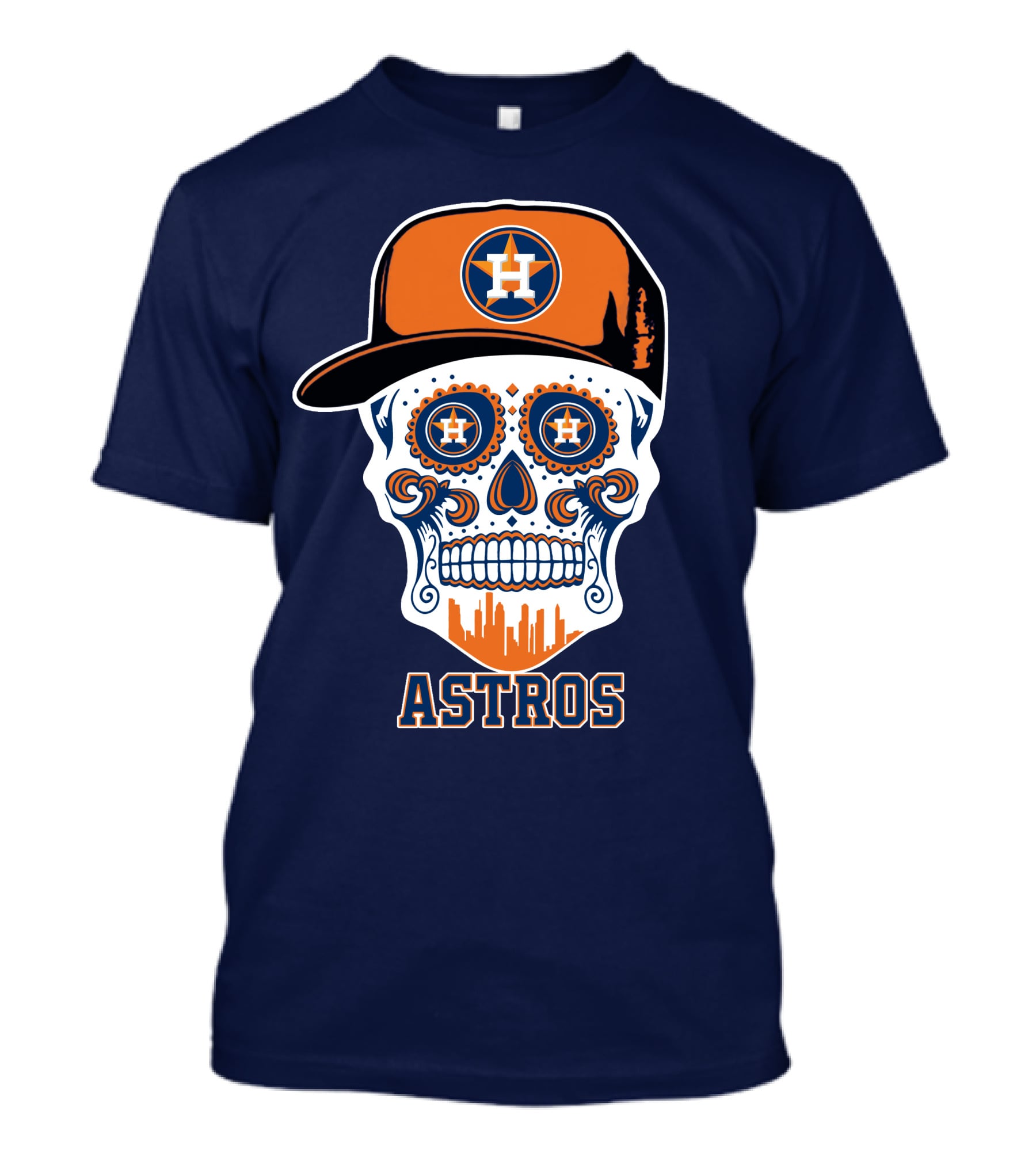 Houston Astros Skull Iconography 331 T-Shirt