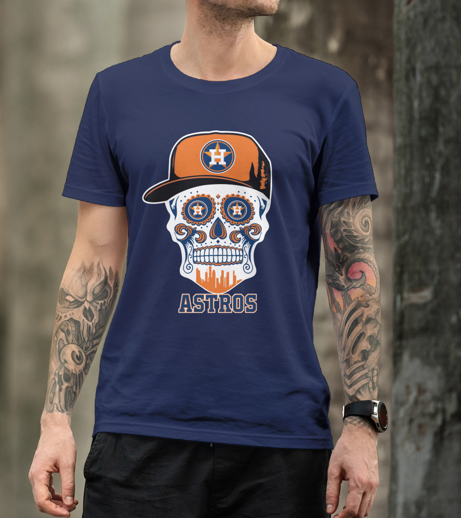 Houston Astros Skull Iconography 331 T-Shirt