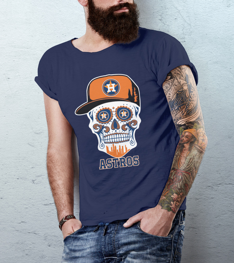 Houston Astros Skull Iconography 331 T-Shirt