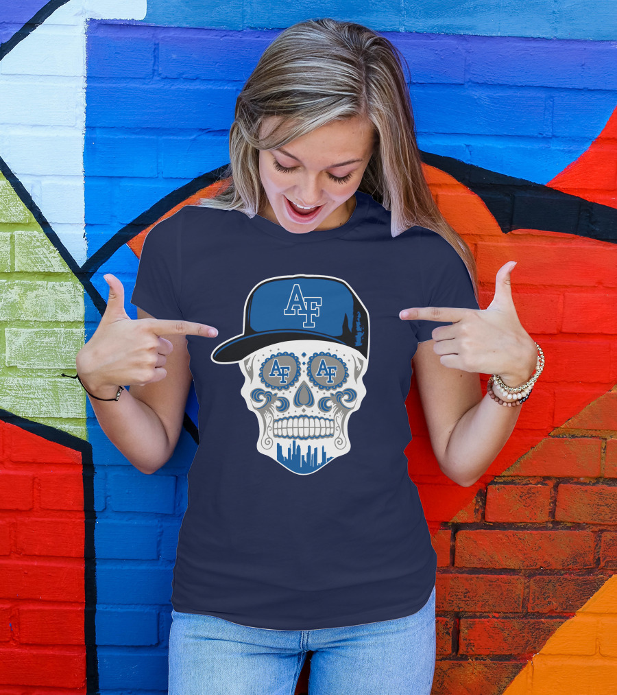 Af Air Force Falcons Skull T-Shirt