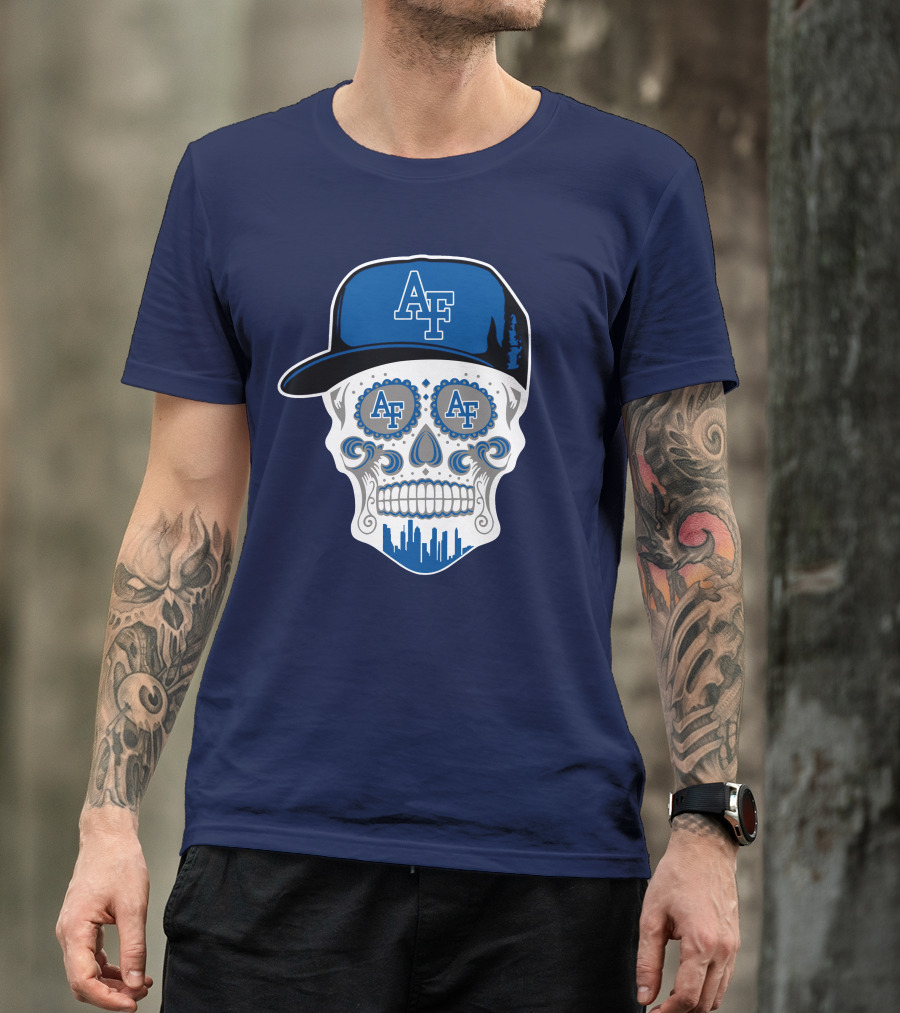 Af Air Force Falcons Skull T-Shirt