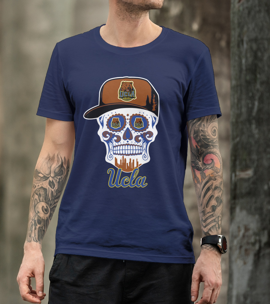Ucla Bruins Skull With Cap T-Shirt