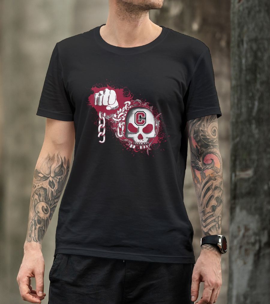 Colgate Raiders Skull And Chains T-Shirt