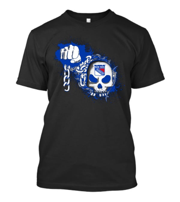 New York Rangers Skull And Chains T-Shirt