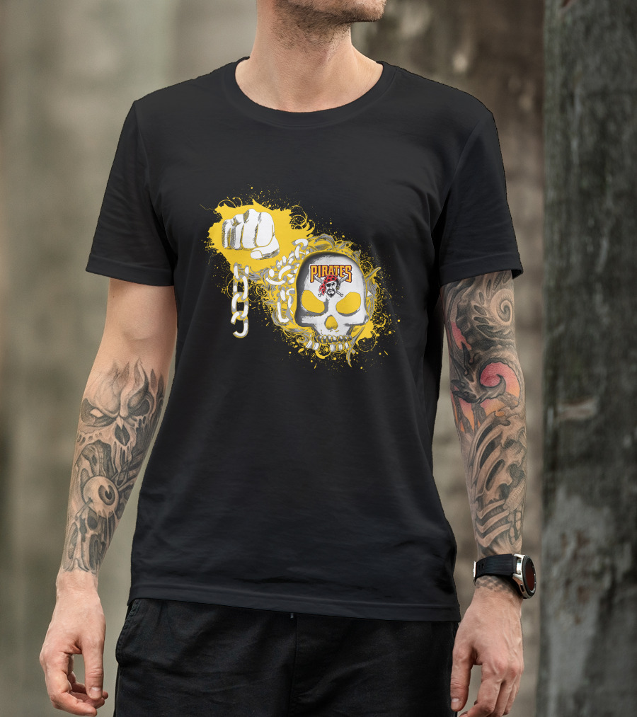 Pittsburgh Pirates Skull And Chains T-Shirt