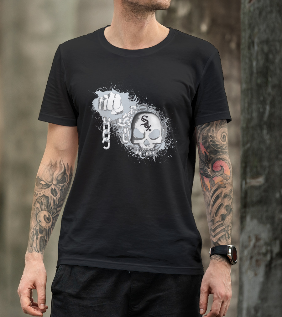Chicago White Sox Skull And Chain T-Shirt