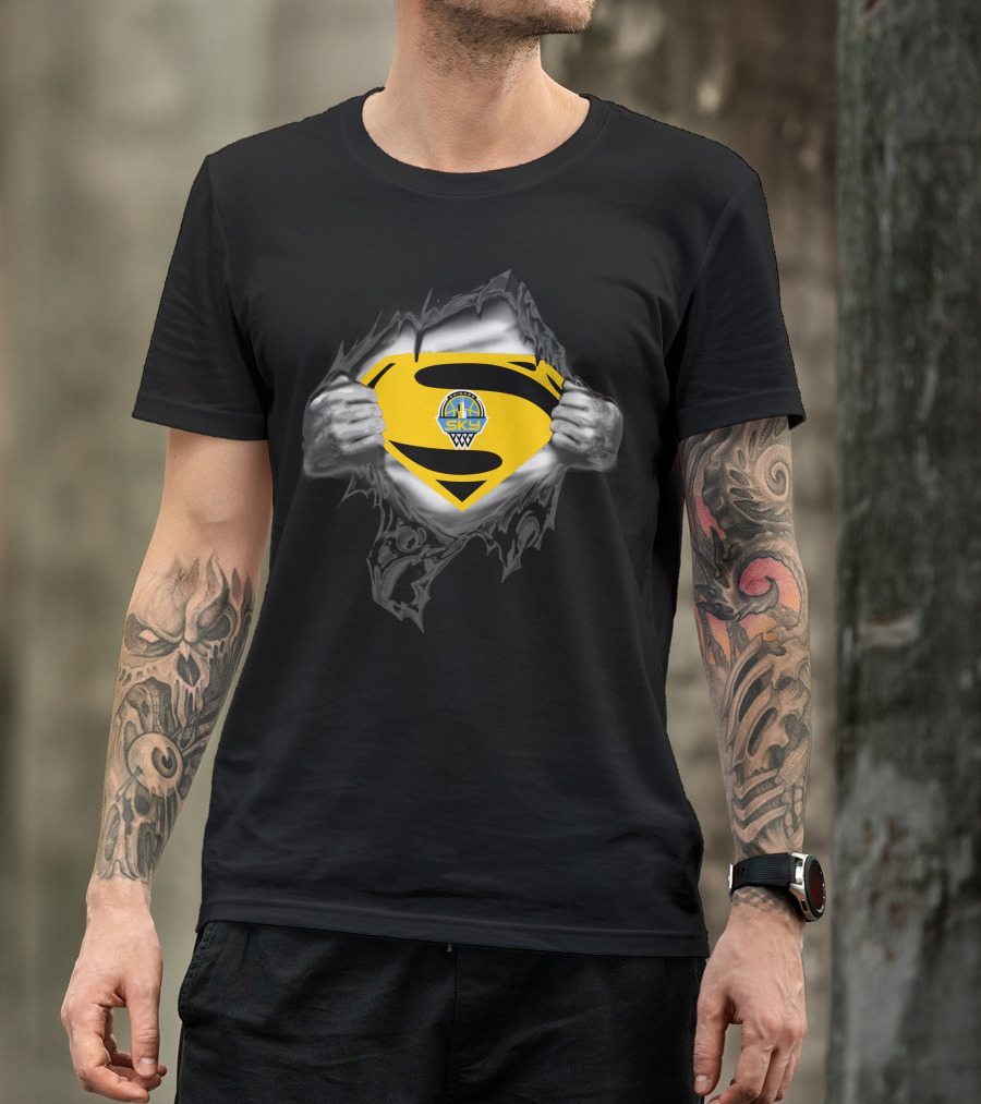 Chicago Sky Superman 411 Logo Reveal T-Shirt