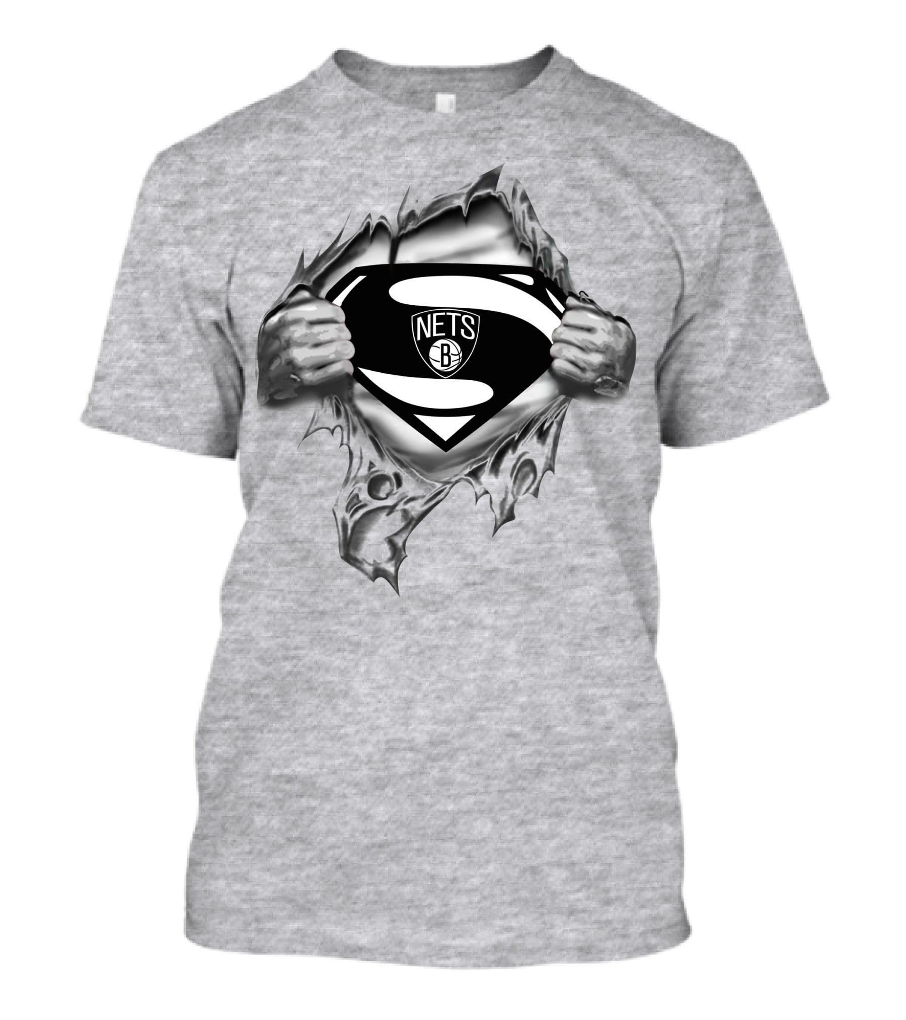 Brooklyn Nets Superman Logo T-Shirt