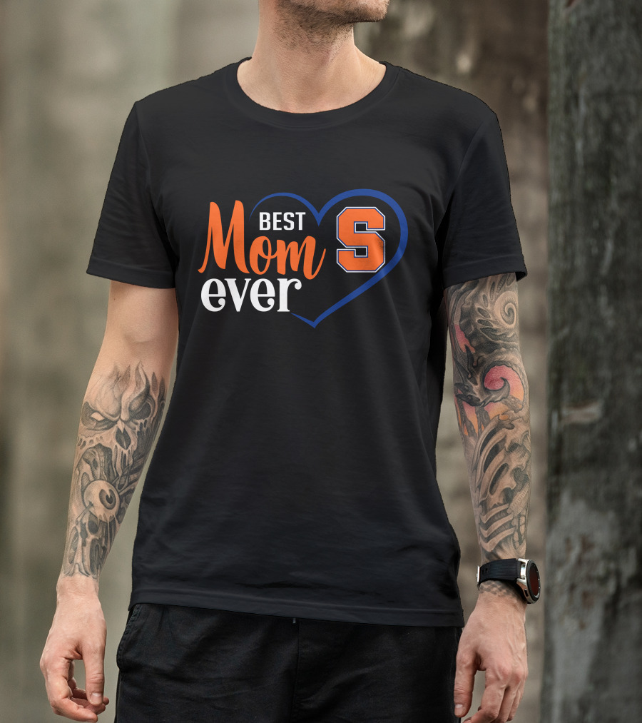 Best Mom Ever Syracuse Orange Heart S T-Shirt
