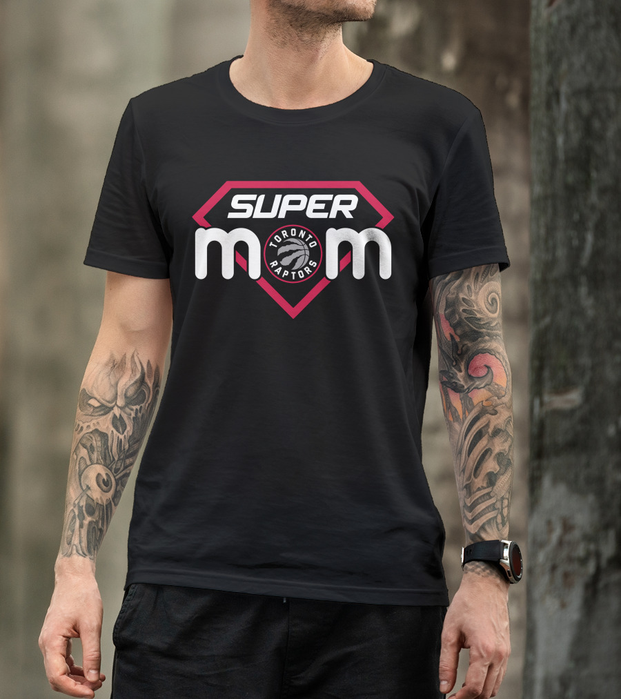 Super Mom Toronto Raptors Basketball Logo 63 T-Shirt