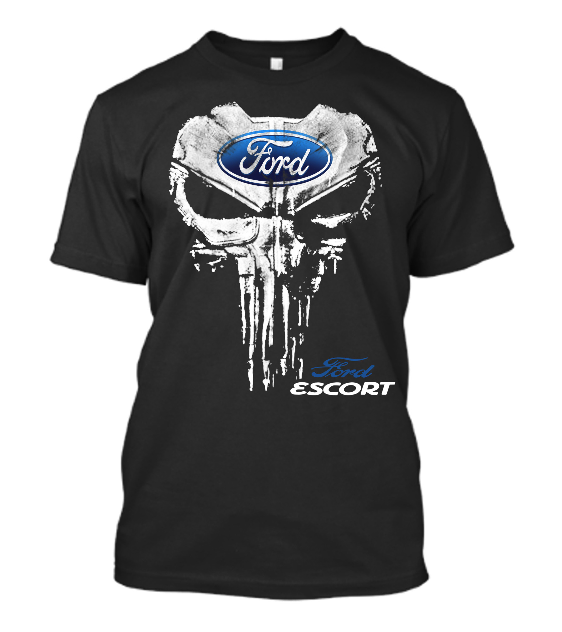 Ford Escort Punisher Skull T-Shirt
