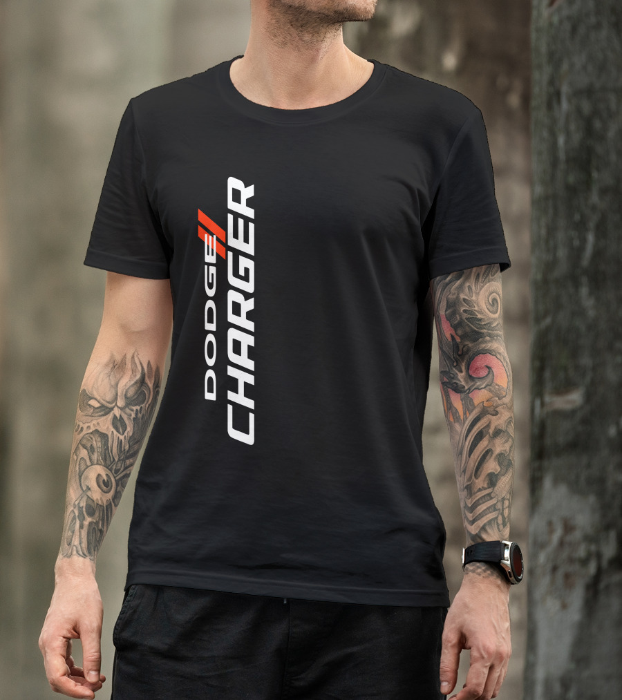 Dodge Charger Vertical Performance Stripe T-Shirt