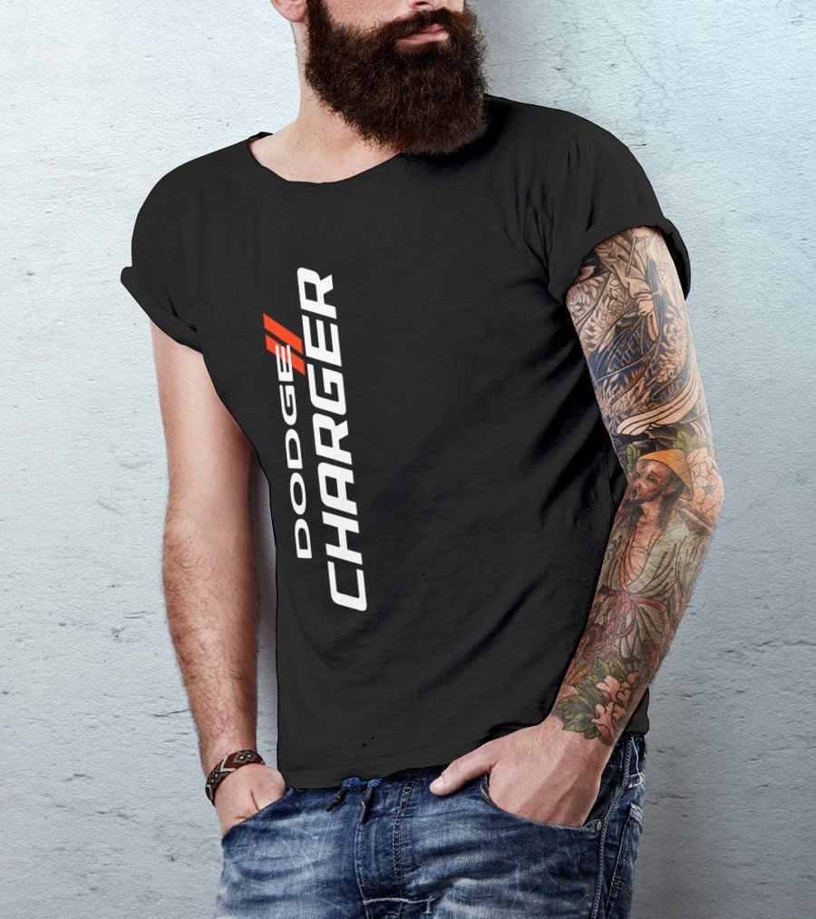 Dodge Charger Vertical Performance Stripe T-Shirt