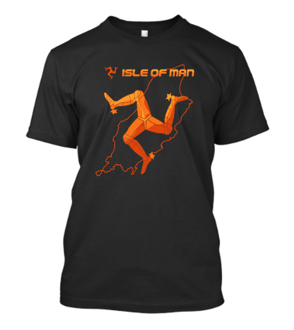 Isle Of Man Triskelion Map Outline T-Shirt