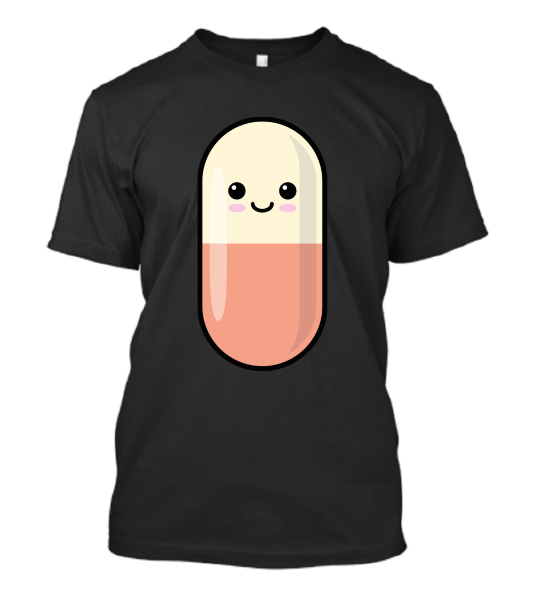 Happy Pill Cute Smiling Capsule T-Shirt
