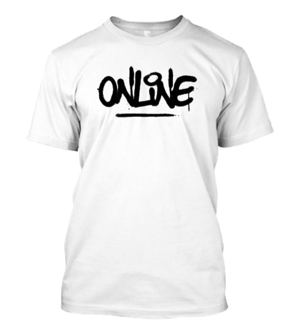 ONLINE Black Graffiti T-Shirt