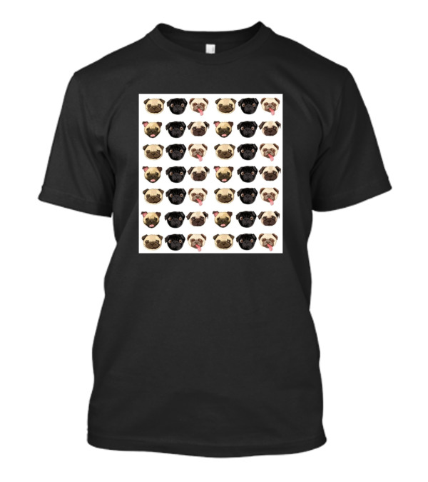 Pug Dogs Pugs Cute Puppy Faces T-Shirt