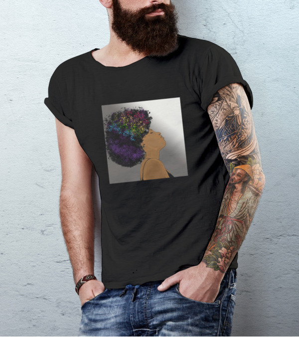 Rainbow Afro T-Shirt