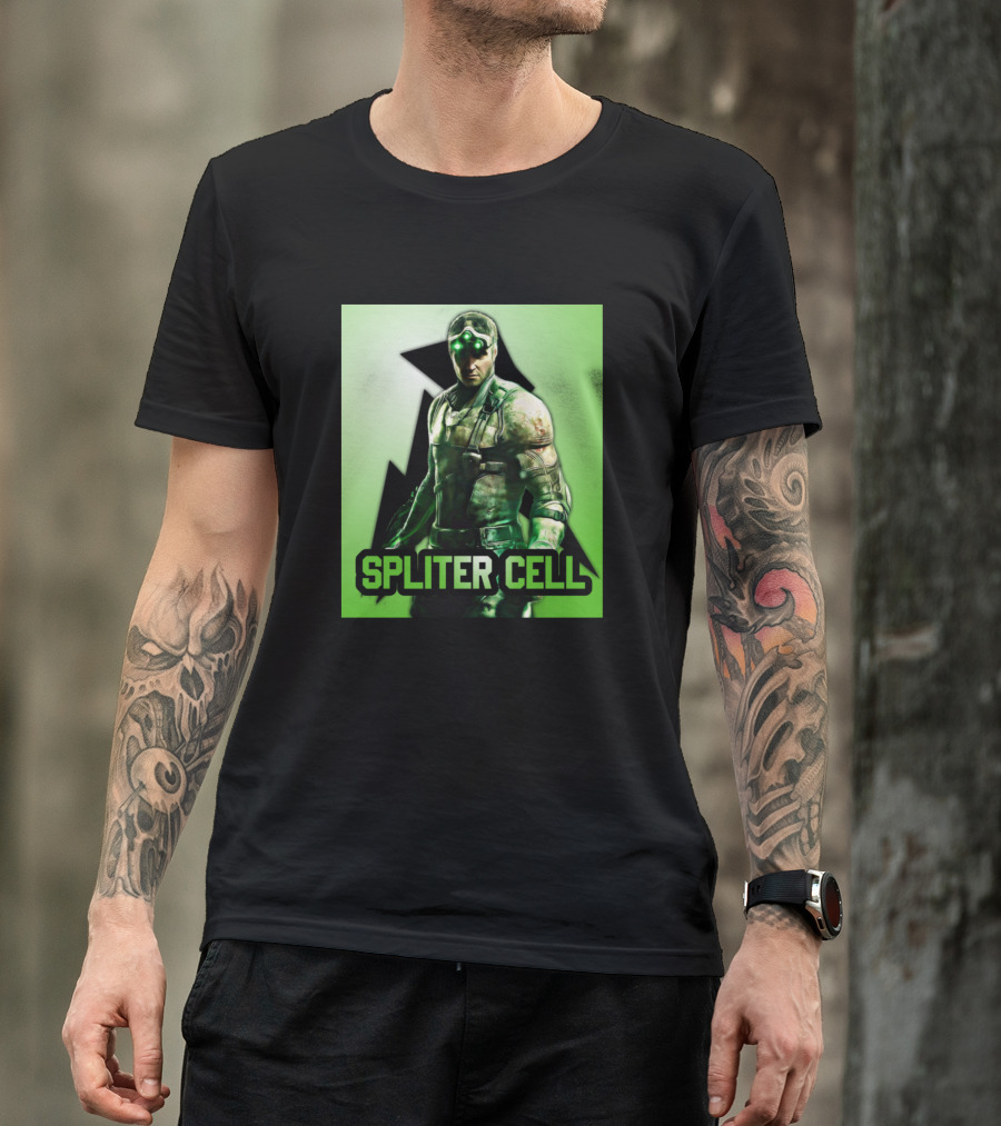 Splinter Cell Stealth Action Blackout Green Agent T-Shirt