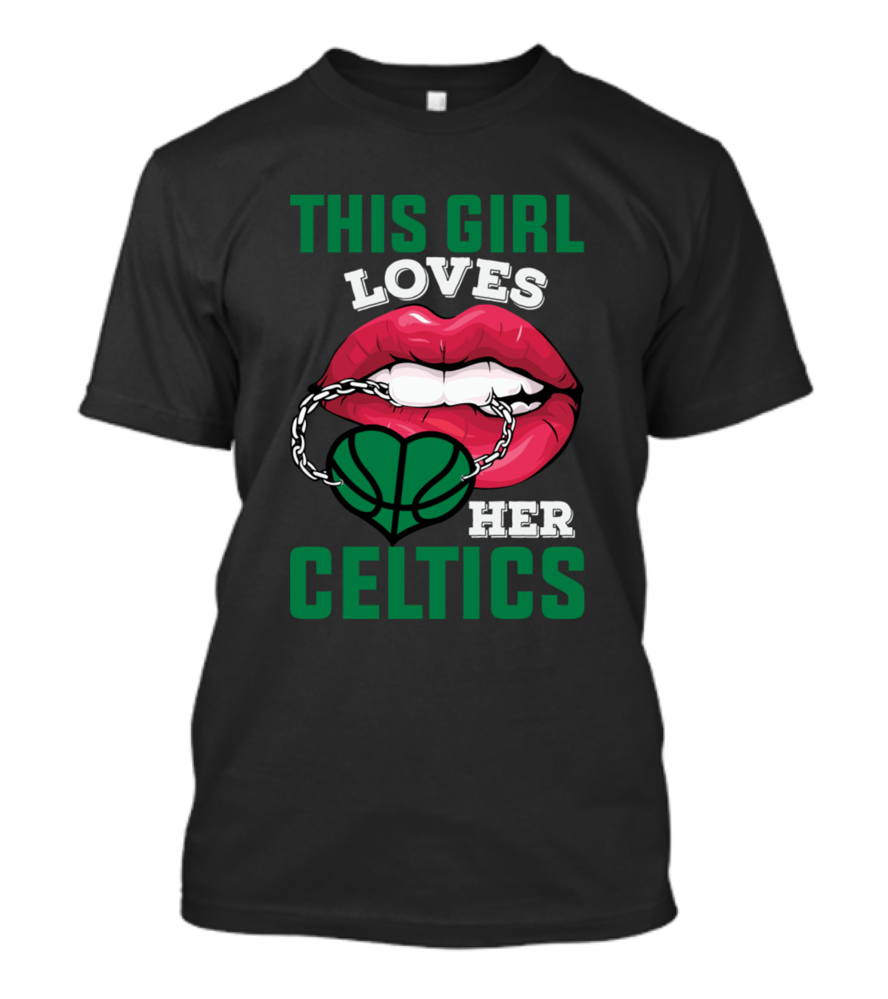 This Girl Loves Her Celtics Basketball T-Shirt