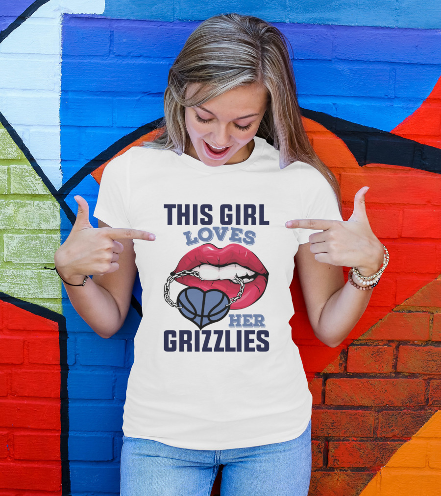 This Girl Loves Her Grizzlies Basketball T-Shirt
