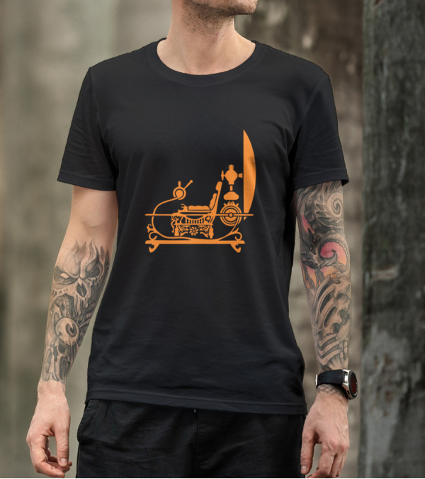 The Time Machine HG Wells Vintage Sci-Fi T-Shirt