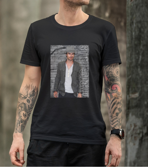 Mystic Falls TVD Vampire Damon Salvatore T-Shirt