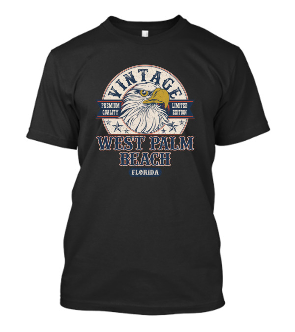 West Palm Beach Florida Vintage Premium Quality T-Shirt