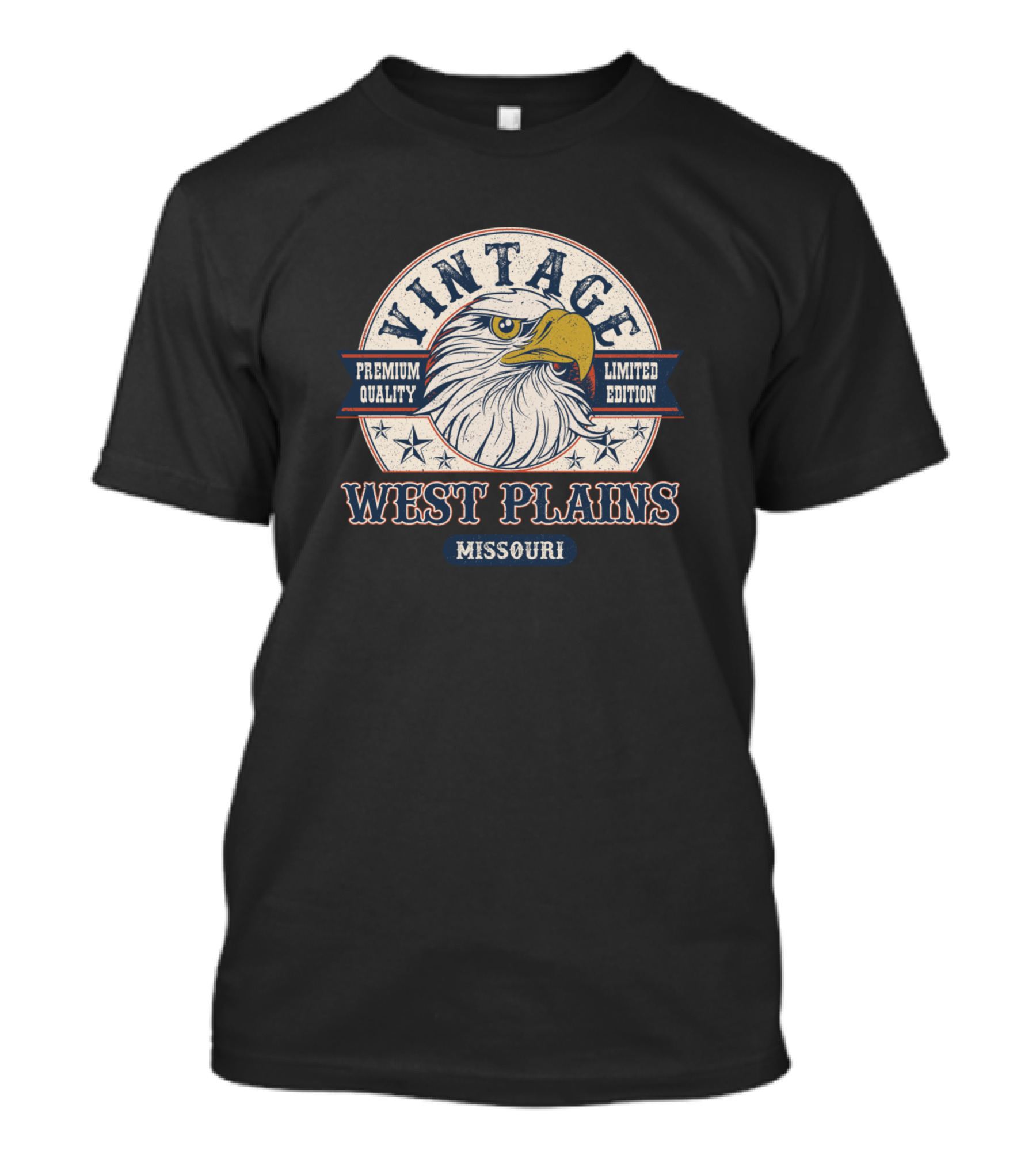 VINTAGE WEST PLAINS MISSOURI EAGLE T-Shirt