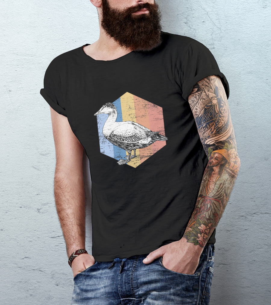 Duck Duck Wild Duck Vintage Hoose Animal T-Shirt