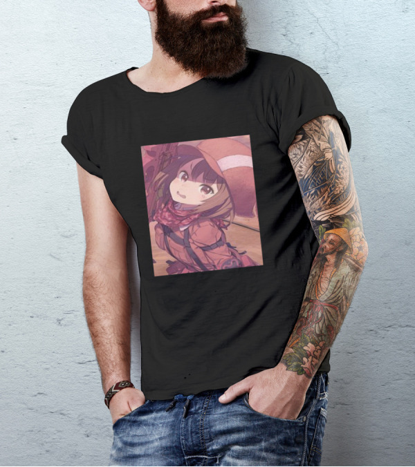 Llenn Gun Gale Online Anime Character T-Shirt