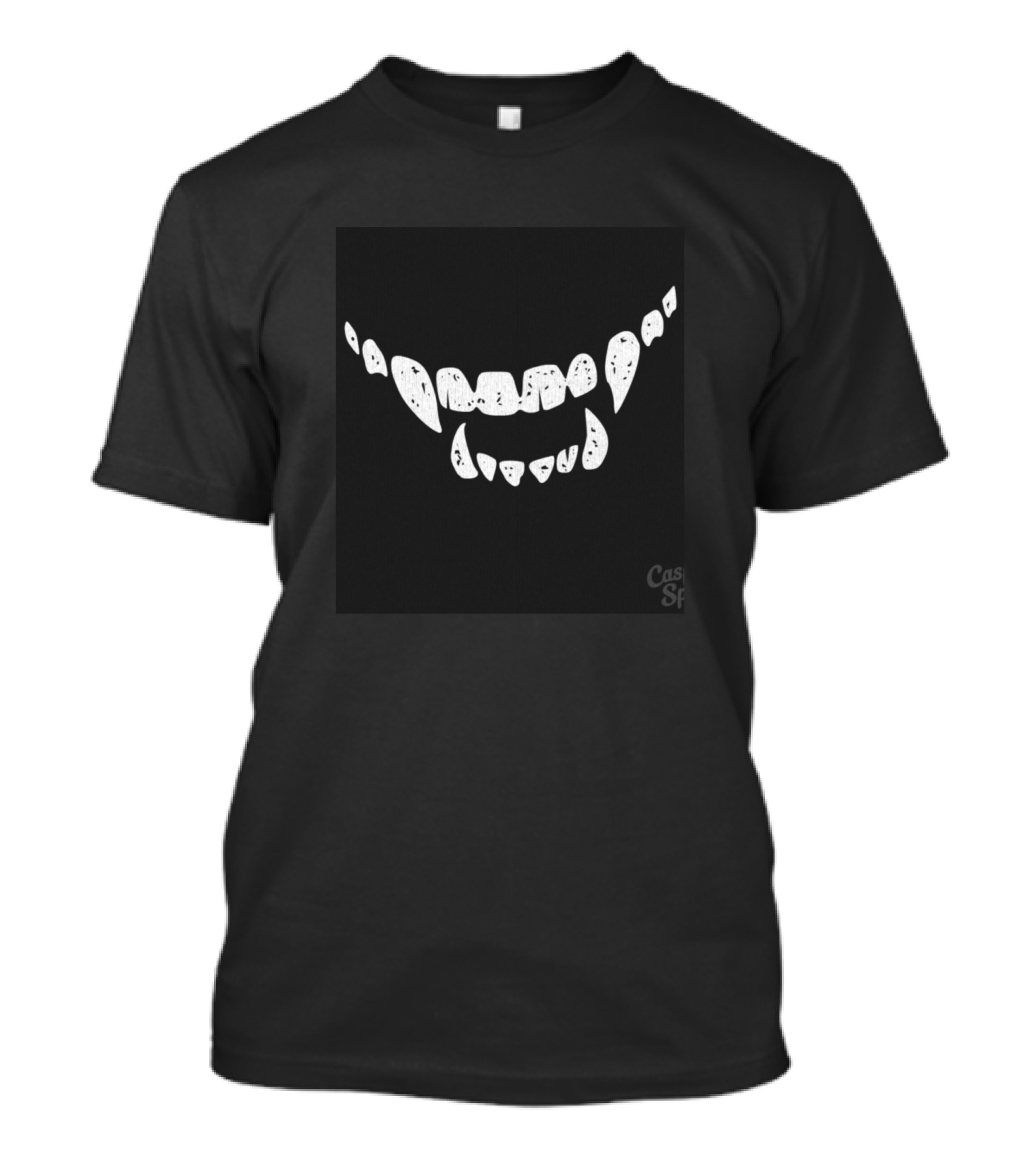 Hallowen Smile Creepy Vampire Fangs T-Shirt