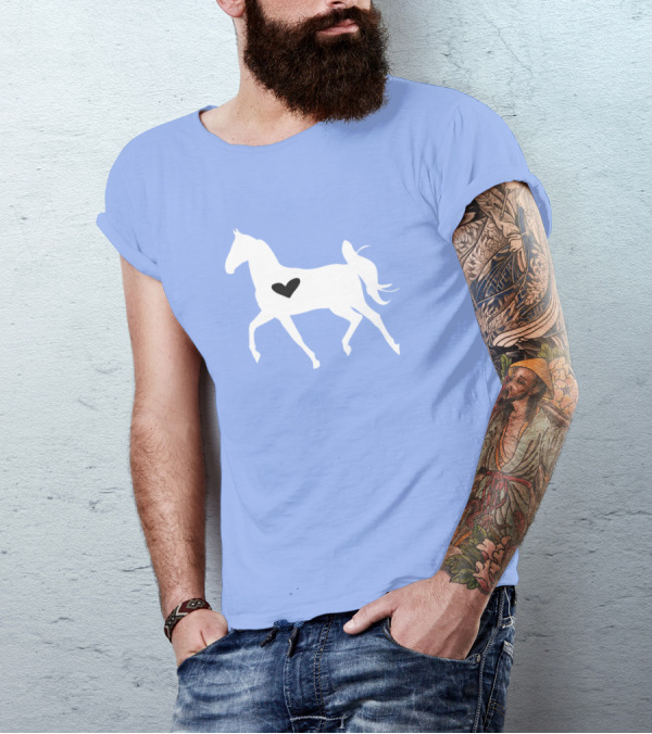 Horse Heart Baby Shower Pregnancy Horses T-Shirt